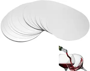 Içecek bira sıvı dağıtıcı ince viski şarap bacalı Pourer yeniden kullanılabilir alüminyum gümüş şarap akıtıcı damla durdurma dökün Disk emzik