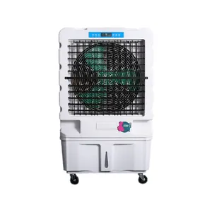 Refrigerador de ar industrial evaporativo móvel para fábrica, restaurante, oficina, refrigerador de ar