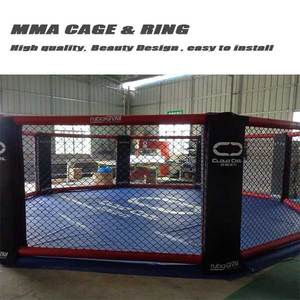 Boxer électronique de boxe, <span class=keywords><strong>cage</strong></span> de sol avec impression personnalisée, équipement octogonal <span class=keywords><strong>mma</strong></span> mural de lutte - Product Image 2