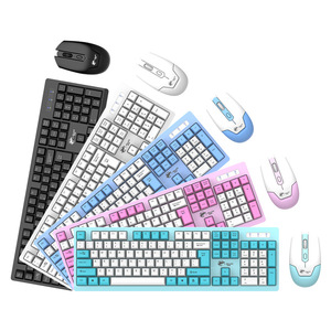 Lingsha T906 <b>Wireless</b> <b>Keyboard</b> Mouse Set 104-Key Thin Film Waterproof For Desktop Laptop Use - Product Image 5