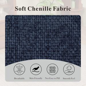 Sillón Moderno Giratorio de 360 Grados, Tapizado en Chenilla, Cómodo Sillón de Descanso, Sofá Individual para Sala de Estar o Dormitorio - Product Image 5