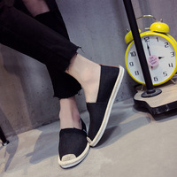 Chaussures de conduite décontractées en toile de lin et jute, style espadrille, pour la course et la marche – Offre spéciale