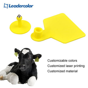도매 동물 귀표시용 시각적 태그 맞춤형 색상 친환경 칩 없는 가축 귀표시 - Product Image 4