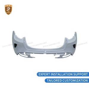 Kit carrosserie Dry Carbon pour mise à niveau Turbo <span class=keywords><strong>S</strong></span> GT (ancien modèle vers nouveau) pour <span class=keywords><strong>Porsche</strong></span> <span class=keywords><strong>Taycan</strong></span> 2019-2023, comprenant un lèvre de pare-chocs avant et un pare-chocs arrière avec prises d'air - Product Image 6