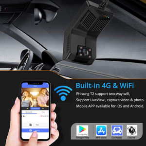 T2ミニ4G WIFI 1080PカーカメラDvrデュアルダッシュカム無料アプリリアルタイムリモートモニタリングDashcam 4g - Product Image 2