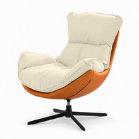 Fauteuil inclinable ergonomique pivotant, design nordique, fauteuil de luxe, fauteuil simple pour salon