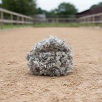 Revêtement d'arène équestre résistant aux UV et haute durabilité, mélange de fibres synthétiques PP pour surface d'arène d'équitation, mélange de sable
