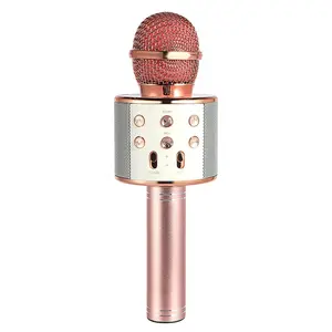 Portable Mic Handheld Mike Wireless Karaoke Microphone
