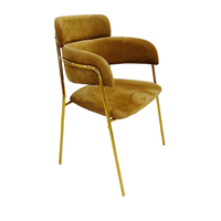 Chaise de salle à manger moderne et simple en tissu, chaise de négociation confortable et respirante pour café, magasin de vêtements et salle à manger à domicile