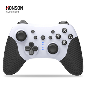 HONSON Pro pengontrol, saklar nirkabel klasik dengan Motor getaran untuk tombol Gamepad Joystick - Product Image 1
