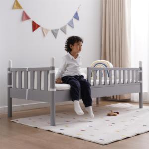 2024 phong cách mới ODM & OEM kích thước đầy đủ bé rắn gỗ thông Twin <span class=keywords><strong>cot</strong></span> giường, đa chức năng Twin bé Giường cũi - Product Image 4