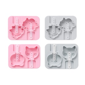 Moule à bâtonnets de fromage en forme d'animaux de dessin animé, en silicone réutilisable sans BPA, pour la fabrication de glaces et de sucettes glacées DIY, démoulage facile, multifonction, fait maison - Product Image 5