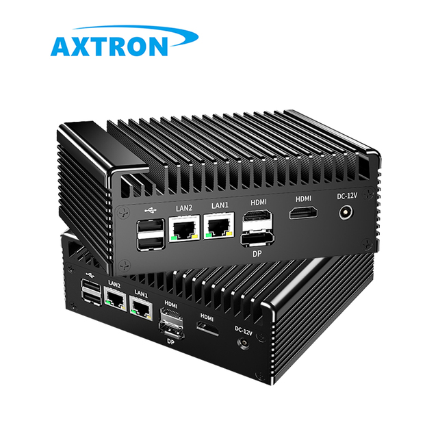 New Intel N150 DDR4 12-Core 2LAN HD DP GDDR4 4GB Video Memory Desktop Mini Industrial Fanless Linux PC