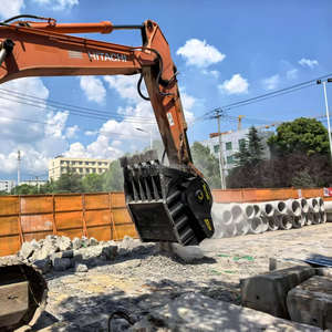 Broyeur à godets pour excavatrice de 18 à 30 tonnes, homologué CE, qualité industrielle, accessoire de broyage de pierres pour excavatrice - Product Image 5