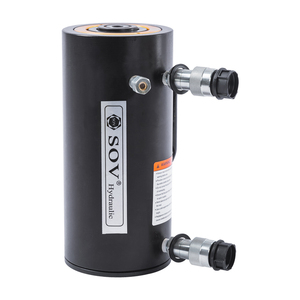 Gatos/cilindros hidráulicos de aluminio, serie RAR, 100 toneladas, 70MPa, peso ligero, doble acción - Product Image 1