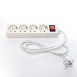 El mejor <span class=keywords><strong>cable</strong></span> de extensión eléctrico con <span class=keywords><strong>protector</strong></span> contra sobretensiones con tira de Alimentación protectora segura Reino Unido con 4 tiras de alimentación de salida - Product Image 2