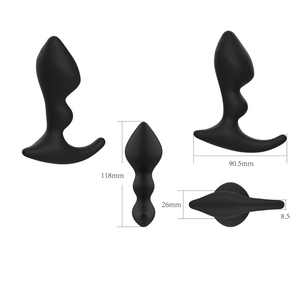 Venta al por mayor Carl silicona próstata masajeador adulto placer producto para mujeres homosexuales y parejas Butt Plug Personal Anal Plug juguetes sexuales - Product Image 3
