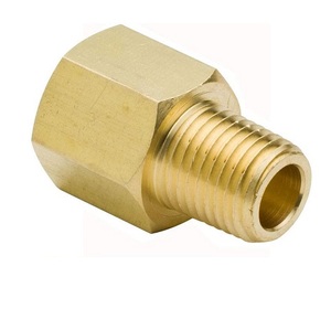 Adaptateur de raccord de tuyau hexagonal en laiton avec filetage NPT femelle 1/2 pouce x filetage NPT mâle 1/2 pouce - Product Image 6