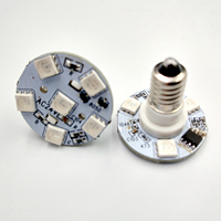 Lampes LED à points RGB SMD5050 étanches IP44 ADS-E10-AC289-Auto AC24V à programmation automatique pour manèges d'attraction