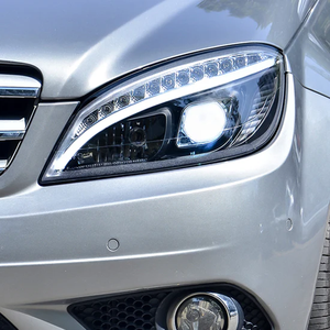 2007-2011C Clase W204 Halógeno/<span class=keywords><strong>LED</strong></span> Actualización a <span class=keywords><strong>LED</strong></span> Conjunto de faros modificados Luz de circulación diurna - Product Image 4