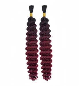 Lot de 4 en Promo Tresses Bohémiennes 22" Onde Océan Profond Twist Bohème Vrac Fibre Douce Cheveux Bouclés Extension de Tresses au <span class=keywords><strong>Crochet</strong></span> - Product Image 4