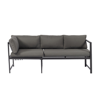 Ensemble de meubles de jardin d'extérieur en aluminium imperméable Uplion, ensemble de canapé d'angle et de table pour hôtel
