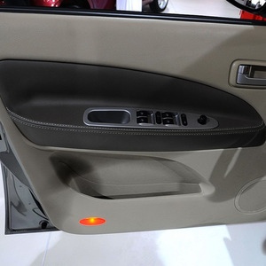 แผงประตูหนังตกแต่งด้านหน้า Chery Tiggo 05-09  วัสดุไมโครไฟเบอร์แท้  ชุดอัพเกรดภายใน - Product Image 4