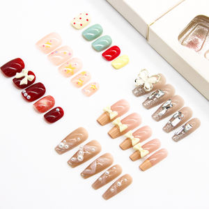 Ensemble de décoration d'<span class=keywords><strong>ongles</strong></span> <span class=keywords><strong>à</strong></span> presser avec pierres Bling de luxe personnalisées, <span class=keywords><strong>faux</strong></span> <span class=keywords><strong>ongles</strong></span> <span class=keywords><strong>à</strong></span> la mode faits <span class=keywords><strong>à</strong></span> la main, bricolage d'<span class=keywords><strong>ongles</strong></span> <span class=keywords><strong>à</strong></span> la maison - Product Image 6