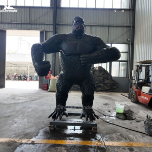 Cuộc Sống Kích thước animatronic động vật mô hình thực tế GORILLA tượng animatronic mô hình công viên chủ đề trang trí - Product Image 6