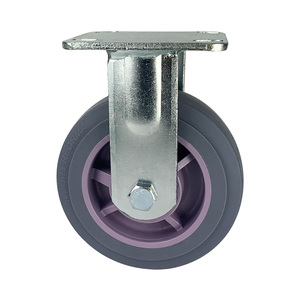 Colson 6 Zoll schwere graue TPR rotierende drehbare Trolley Caster Cast Räder - Product Image 4