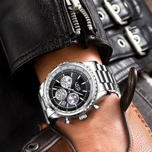 Orologio Cronografo LIGE LG8989 con Quadrante Secondario 24 Ore per <span class=keywords><strong>Uomo</strong></span>, Orologio Elegante Facile da Leggere, Impermeabile con Data Luminosa - Product Image 6