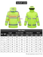 USB Batterie Chauffante Manteau D'hiver Veste pour Femmes Hommes Imperméable Haute Visibilité Toile Stand Collar Casual pour Travail Construction 6XL