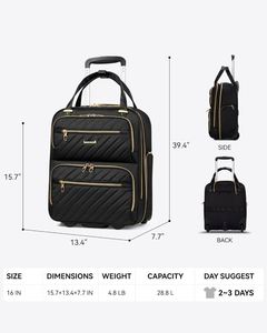 Sac à dos pour ordinateur portable à roulettes BSCI, sac à roulettes multifonctionnel pour hommes, idéal pour les voyages d'affaires - Product Image 3