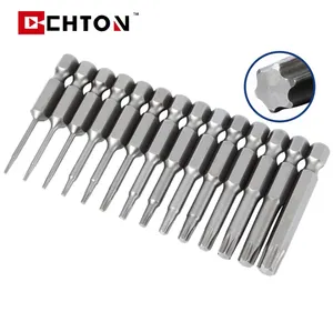 50 MM 65MM 100MM 150MM 200MM Torx 비트 세트 충격 마그네틱 S2 정밀 대만 가수 헤드 스크루 드라이버 비트