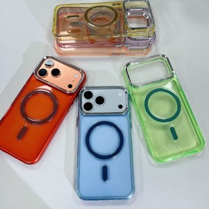 เคสโทรศัพท์ Senyork Factory แบบใส ป้องกันรอยนิ้วมือ กันกระแทก ผลิตจาก TPU นิ่ม รองรับการชาร์จไร้สายแบบแม่เหล็ก สีสันสดใส ขายส่ง - Product Image 2