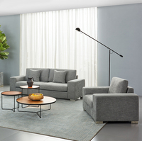 Canapé moderne en tissu pour salon, combinaison simple 1+2+3 places, mobilier de maison moderne, petit ensemble de canapés