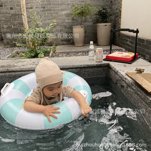 Inflatable Baby Swimming Ring 60Cm Round Seat Ring For Child Water Aid Tool Environmental PVC Material - Product Image 4