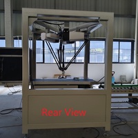 Robot Delta de Alta Velocidad de 3+1 Ejes, Empacador de Cajas, PLC, Accionamiento Eléctrico, Brazo Robótico Automático de Recogida y Colocación Industrial, Carga Máxima de 10 kg, para Latas