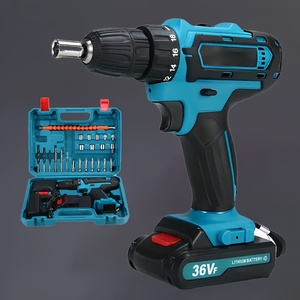 Perceuse rechargeable Perceuse au lithium Tournevis électrique 36VF Outils électriques Kit de perceuse à main - Product Image 3