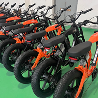Vélo Électrique Hybride à Pneus Larges de 26 Pouces, Double Moteur, 48V, 22.4AH, 2000W, Batterie au Lithium