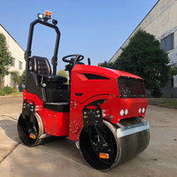 Compacteur de sol et d'asphalte à double tambour vibrant, diesel et essence, 1 tonne, 1,2 tonne, 2 tonnes, EURO 5 CE EPA