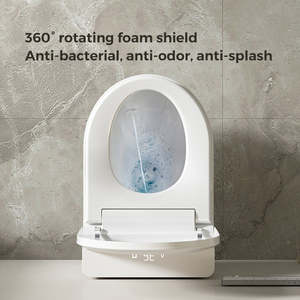 Inodoro Eléctrico Moderno con Bidé, Inodoro Inteligente de Cerámica Automático, Inodoro Suspendido en la Pared, Inodoro Inteligente con Control Remoto - Product Image 4