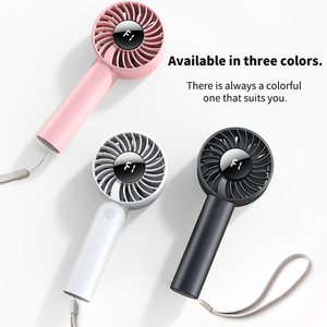 Nouveau ventilateur portable rechargeable à 5 vitesses réglables, mini ventilateur à main haute vitesse, batterie USB 2000 mAh, utilisation domestique et extérieure, boîte - Product Image 1