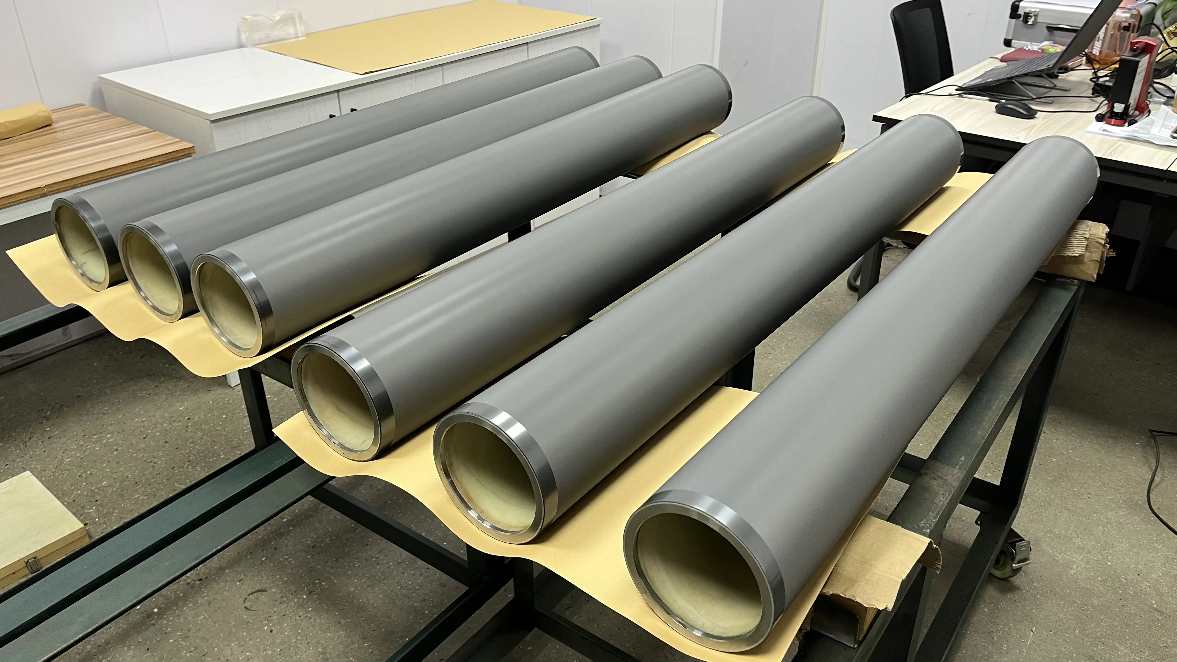 Rotogravure printing cylinder for printing machine anilox sleeve