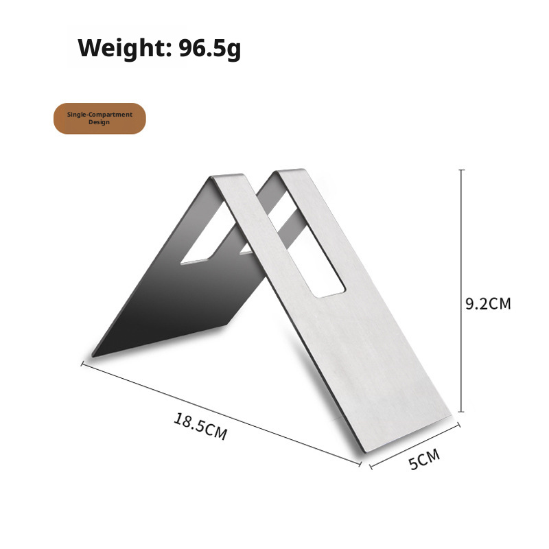 ที่ใส่กระดาษกรอง V60 - ช่องเดี่ยว - สีเงินปัดเงา