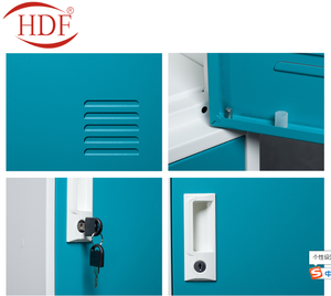 Hot Selling Changing Room Helmet Iron Locker 6 Door Office Gym <b>Cabinet</b> Steel Locker Factory Price - Product Image 4