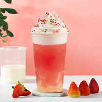 Bahan Baku Bubble Tea Kualitas Terbaik Selai Buah Stroberi Xinsheng Potongan Buah Stroberi Selai Rasa Stroberi untuk Grosir