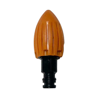 High Pressure Nozzle Rotating Turbo Nozzle Quick Connector Plug Water Rocket Cleaning Nozzle Efficient Cleaning