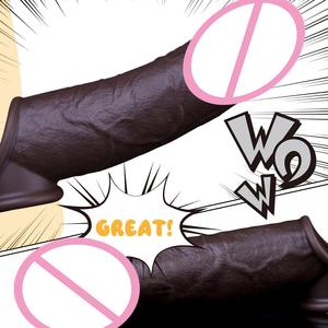 Большой размер фаллоимитатор для мужчин Увеличение пениса реалистичный силиконовый мастурбатор огромный дилдо рукав большой член секс-игрушки для взрослых - Product Image 2