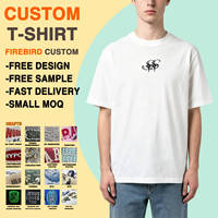 Kaos Pria Ukuran Besar Rajutan 100% Katun O-Neck Kasual Cetak Karakter - Bernapas Ramah Lingkungan Anti-Susut